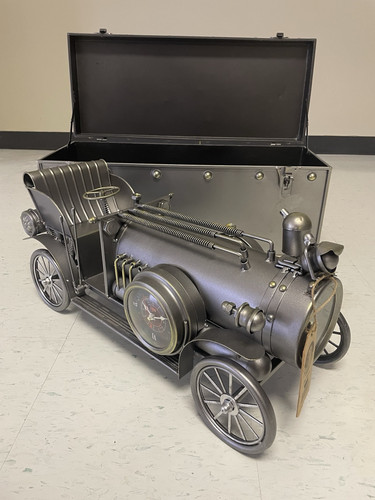 Barrel Shack The Rolls Royce Custom XL Kaminuhr mit Metallanzeige Kofferraum - Bild 1 von 6