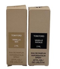 Tom Ford Vanille Fatale Vanilla Sex EDP Sample Spray 2 mL/0.07oz ea FAST SHIP