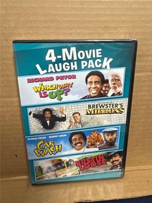 Richard Pryor 4 Film DVD Set - Brewster's Millions Car Wash Bustin' Loose Way Up
