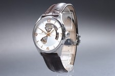 [Presque comme neuve] Montre automatique blanche Hamilton Jazzmaster Open...