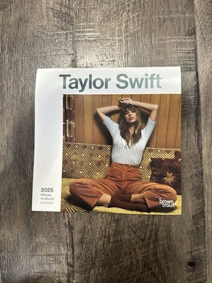 Taylor Swift Official 2025 Mini Wall Calendar 7x14 Inches BrownTrout Music