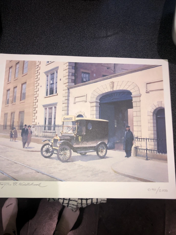 Guinness 1999 Lledo Diecast Vehicle Collection Set w/ Art Print Limited Edition - Image 4 of 4