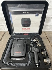 ESCORT Redline Laser RADAR Detector Long Range Dual Antenna w/Accessories TESTED