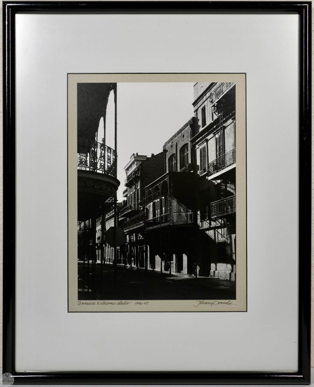 Vintage Johnny Donnels Signed Photographic Print 