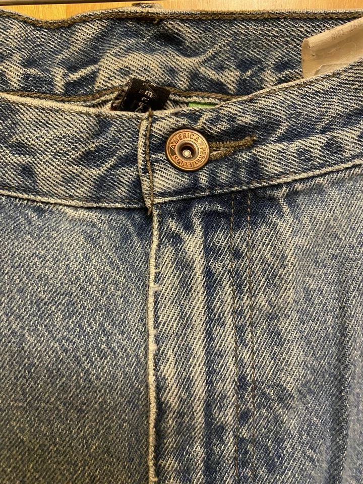 Perry Ellis America Jeans Mens 40x32 Blue Cotton Loose Baggy Straight - Image 4 of 4