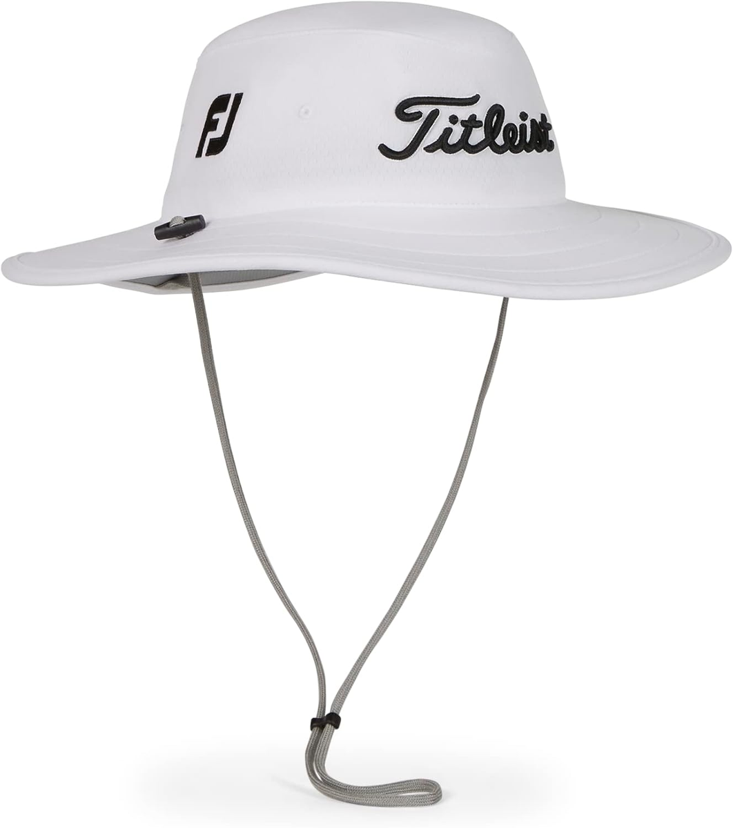 Men'S Tour Aussie Golf Hat, White/Black | eBay