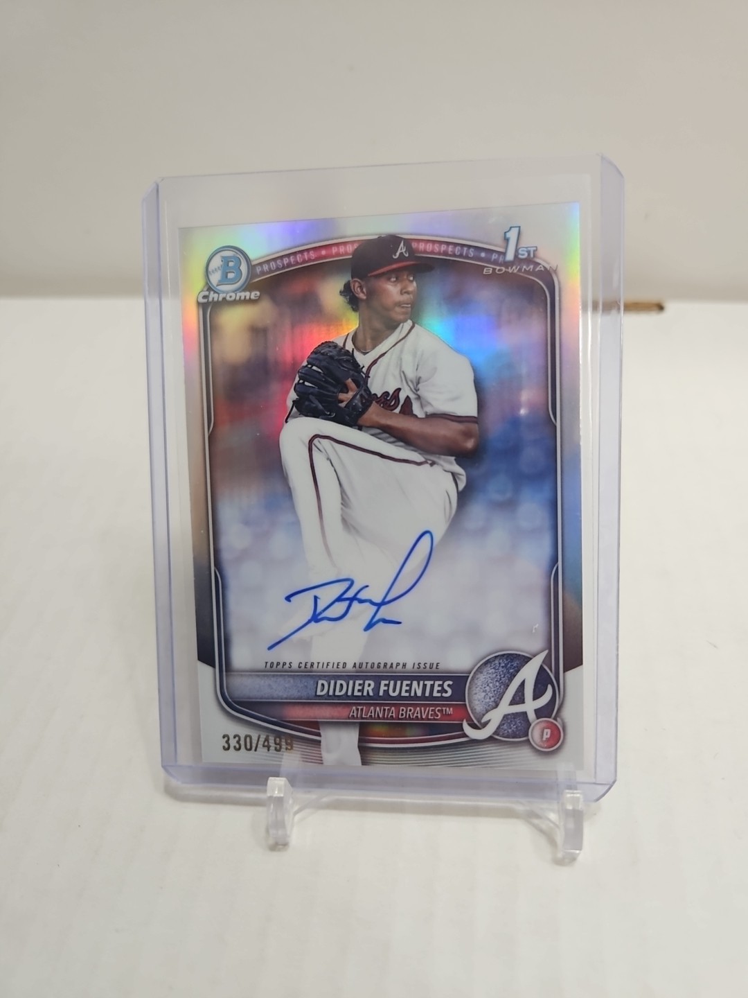 DIDIER FUENTES 2025 BOWMAN CHROME 1ST AUTOGRAPH REFRACTOR AUTO /499