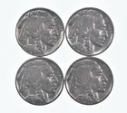 Buffalo Nickels Sharp Horn XF/AU - 1936 1937 1936 1936 Lot Collection *424