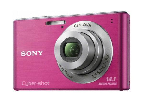 Sony Cyber-shot DSC-W550 14.1 MP Digital Camera - Pink for sale 