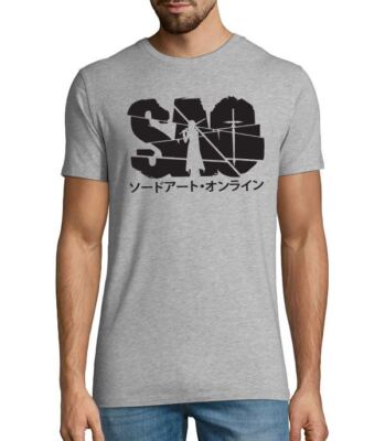 T-shirt Sword Art Online Officiel Kirito Asuna - Taille M Neuf
