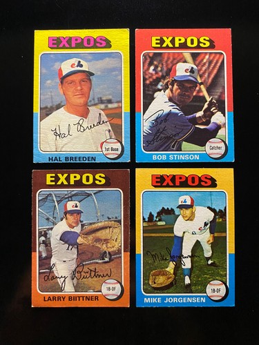 MONTREAL EXPOS 1975 Near Team Set! (26 Cards) GARY CARTER RC #620,Rogers,Davis,+ - Picture 14 of 14