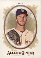 2017 Topps Allen and Ginter Baseball Card Pick 1-100