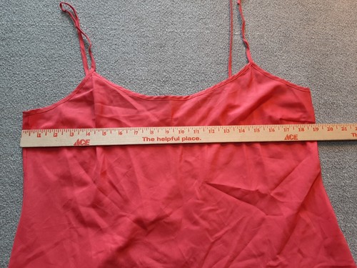 DKNY Womens Top Large L Spaghetti Strap Sleeveless Pink Adjustable strap light - Picture 3 of 4