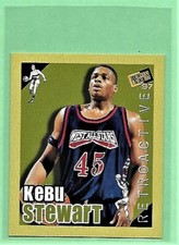 1997 Press Pass Double Threat Retroactive KEBU STEWART #31👍