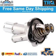 TRQ New Thermostat with Housing Assembly Fits For 2012-2018 Ford Focus