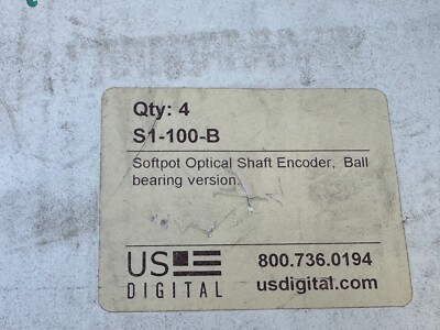 US Digital S1-100-B Softpot Optical Shaft Encoder (Lot of 2)
