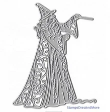 Halloween WIZARD Metal Cutting Dies Card Making Scrapbooking Pages