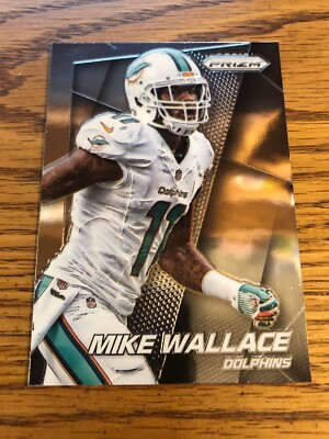 Mike Wallace 2014 Panini Prizm Dolphins Card #107  *1395*