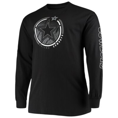 Dallas Cowboys NFL / Screen Print Long Sleeve Black /Cotton /  NWT Reg Price $49