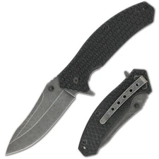 Desolate Wasteland Outdoor EDC Pocket Knife | Spring Assisted Drop Point Blade