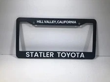 Back to the Future _ STATLER TOYOTA dealership PLATE FRAME