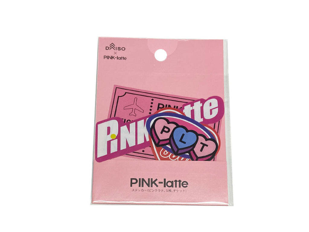 Daiso Sticker Pink Latte 5 Sheets Ticket Other Collectible Animation Mercha Ebay