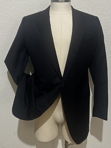 Samuelsohn Loro Piana Extreme Wool Navy Blue Blazer Sport Coat 48R Slim Fit - Picture 2 of 19