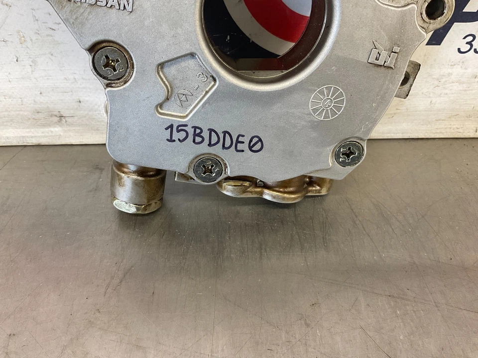 2003 Infiniti G35 VQ35DE Oil Pump Cooler Assembly OEM 15BDDE0 - Image 3 of 4