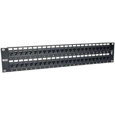 Tripp Lite 24-Port Cat5e Cat5 Rackmount Patch Panel 568B 110 Punch 1URM N052-024
