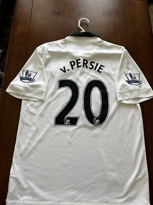 Robin Van Persie Manchester United 2014/2015 Away Jersey Large | eBay