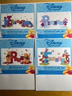 D92 D93 D94 D95 4 Winnie Pooh & Friends X-Stich-MUSTER oder AUS LISTE AUSWÄHLEN