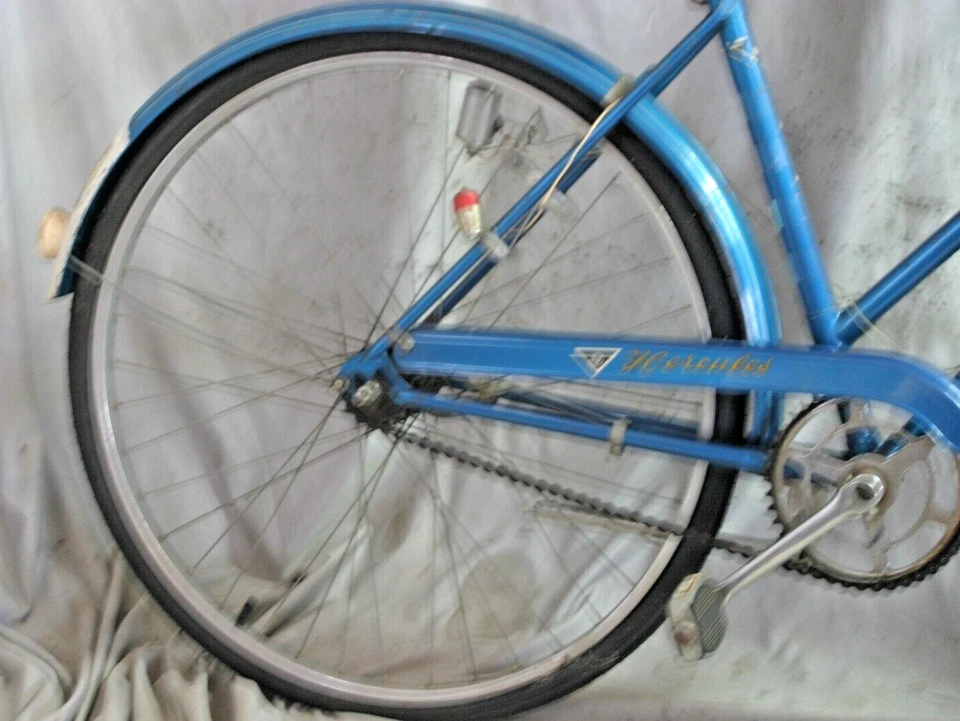 1963 Hercules Cruiser Bike 19" Grande 3S Cubo Interno Lugged Aço XX - Imagem 3 de 4