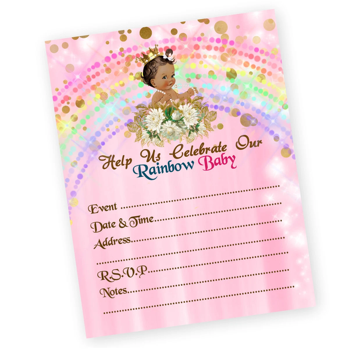 Baby shower hotsell invitations girl princess