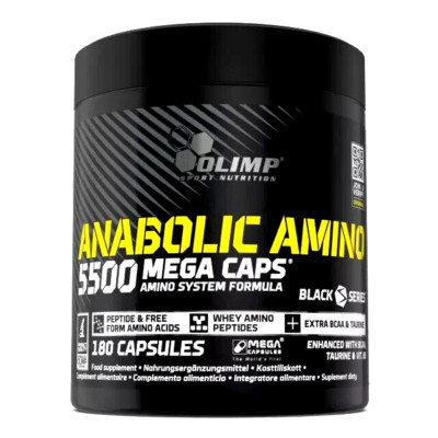 (85,65 /kg)Olimp Anabolic Amino 5500 Mega Caps(180 Kapseln Inhalt)