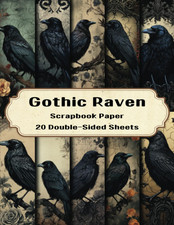 Gothic Raven Scrapbook Paper: Gothic Scrapboo...