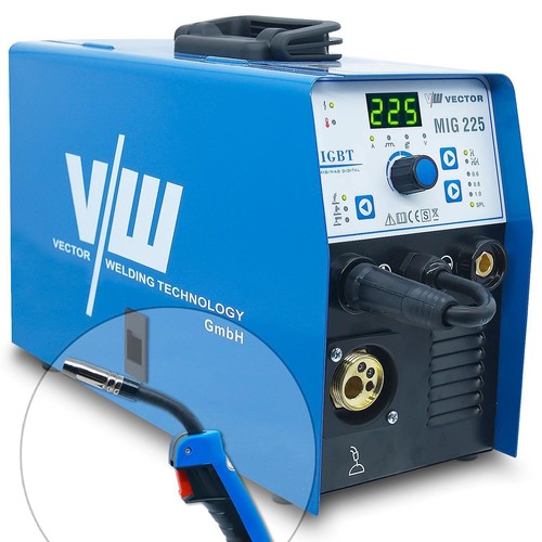 Saldatrice MIG MAG 225A, MMA elettrodo 170A | Saldatrice Inverter MIG225 VECTOR - Foto 2 di 12