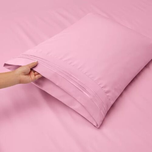 Juego de cama de lujo de 4 piezas bolsillo profundo 1900 unidades 100% egipcio cómodo - Imagen 9 de 32