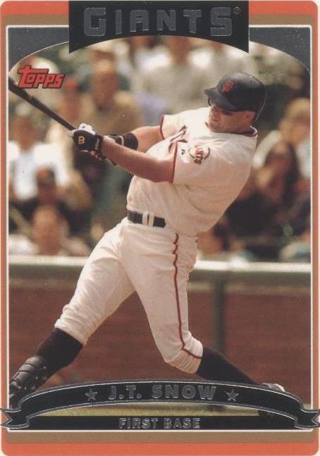 2006 Topps - J.T. Snow #123 - 1 of 1