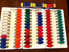 Lot of 75 C9 Christmas Light Bulbs - New  Used - Not Tested
