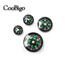 5pcs Mini Button Compass Portable Handheld Survival Outdoor Tool Dia.12mm~25mm