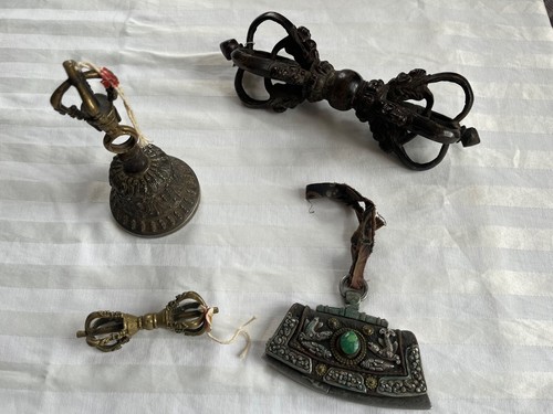 Uralte Tempel Tasche Edelstein mit Feuerstein Werkzeug Sammler Rarität um 1830 - Bild 21 von 22