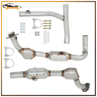 For Ford F-150 2001-2003 4.6L 4WD Driver and passenger Side Catalytic Converter