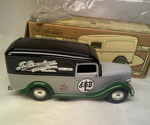 Tough One Ertl Bank 36 Ford Panel Van 443/750 Leinenkugel Beer Chippewa Falls WI - Picture 4 of 9