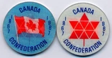CANADA Centennial Confederation 1867 / 1967  Vari-Vue Lenticular Flicker 1" inch