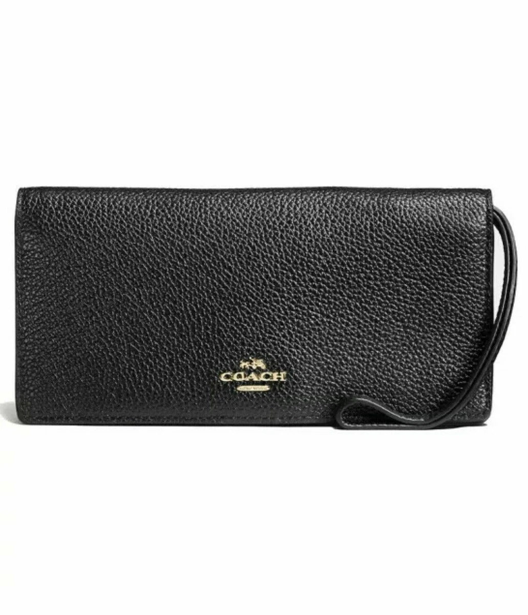 Black store coach wallet