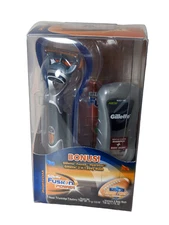 Gillette Fusion Power Men's Razor Gift Set Bundle w/ Hydragel & Body Wash NEW