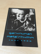 GARY NUMAN - RARE 1988 UK METAL RHYTHM TOUR PRGRAMME