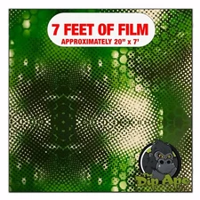Hydrographic film Green Snake Skin hydro dipping 7' x 20" hydro dip