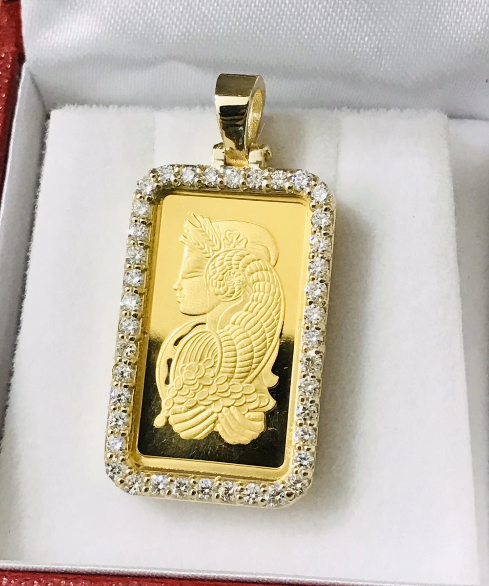 Gold bullion pendant deals