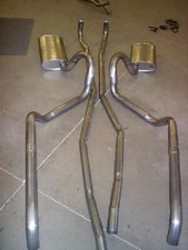 1968 69 70 71 72 Pontiac Gto Lemans Ram Air Dual Exhaust System Aluminized